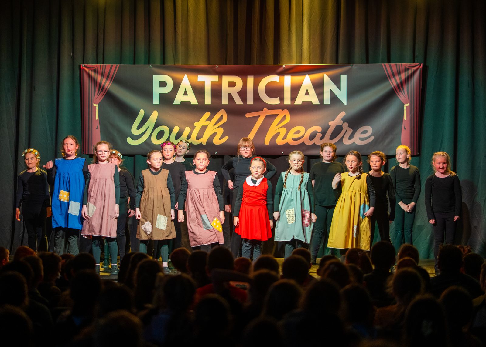 Youth Theatre members on stage